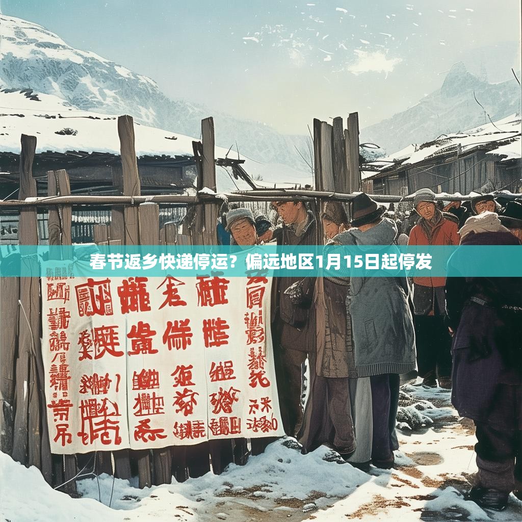 春节返乡快递停运？偏远地区1月15日起停发